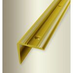 Γωνία αλουμινίου για σκαλοπάτια 226 F7 brass polished