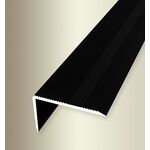 Γωνία αλουμινίου για σκαλοπάτια 228 F16 black matte