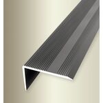 Γωνία αλουμινίου για σκαλοπάτια 228 F2 stainless steel optic