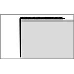 Γωνία αλουμινίου για σκαλοπάτια 229