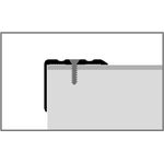 Γωνία αλουμινίου για σκαλοπάτια 235 εύκαμπτη