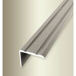 Γωνία αλουμινίου για σκαλοπάτια 235 εύκαμπτη F1G platinium brushed