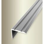 Γωνία αλουμινίου για σκαλοπάτια 235 εύκαμπτη F4 silver
