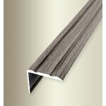 Γωνία αλουμινίου για σκαλοπάτια 235 εύκαμπτη H61 oak grey