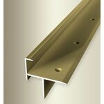 Προφίλ αλουμινίου για ακμές σκαλοπατιών 206 F5 gold