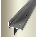 Προφίλ αλουμινίου για ακμές σκαλοπατιών 207 F2 stainless steel optic