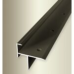 Προφίλ αλουμινίου για ακμές σκαλοπατιών 207 F6 bronze