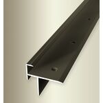 Προφίλ αλουμινίου για ακμές σκαλοπατιών 208 F6 bronze