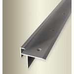 Προφίλ αλουμινίου για ακμές σκαλοπατιών 209 F2 stainless steel optic