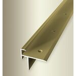 Προφίλ αλουμινίου για ακμές σκαλοπατιών 209 F5 gold