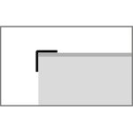 Γωνία αλουμινίου για σκαλοπάτια 1515