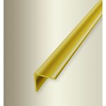 Γωνία αλουμινίου για σκαλοπάτια 1515 F7 brass polished