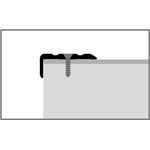 Γωνία αλουμινίου για σκαλοπάτια 236