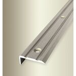 Γωνία αλουμινίου για σκαλοπάτια 236 F1G platinium brushed