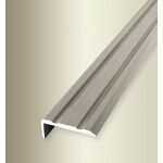 Γωνία αλουμινίου για σκαλοπάτια 236 F1G platinium brushed