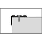 Γωνία αλουμινίου για σκαλοπάτια 237 εύκαμπτη