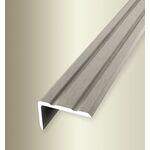 Γωνία αλουμινίου για σκαλοπάτια 237 εύκαμπτη F1G platinium brushed