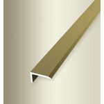 Γωνία αλουμινίου για σκαλοπάτια 238 εύκαμπτη F5 gold