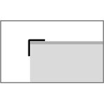 Γωνία αλουμινίου για σκαλοπάτια 277 εύκαμπτη