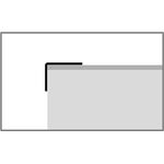 Γωνία αλουμινίου για σκαλοπάτια 278 εύκαμπτη