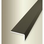 Γωνία αλουμινίου για σκαλοπάτια 401 εύκαμπτη f6 bronze