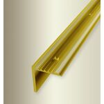 Γωνία αλουμινίου για σκαλοπάτια 526 F7 brass polished