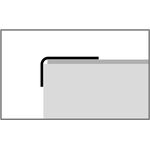 Γωνία αλουμινίου για σκαλοπάτια 544