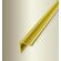 Γωνία αλουμινίου για σκαλοπάτια 1515 F7 brass polished